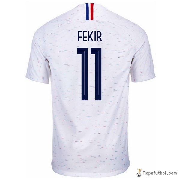 Camiseta Francia Replica Segunda Ropa Fekir 2018 Blanco